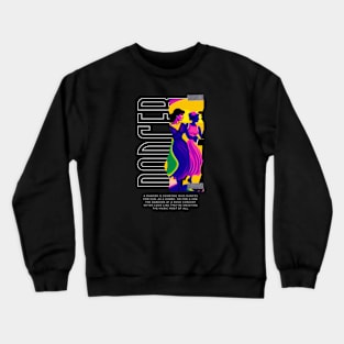 Let's dance cute music graphic design Crewneck Sweatshirt